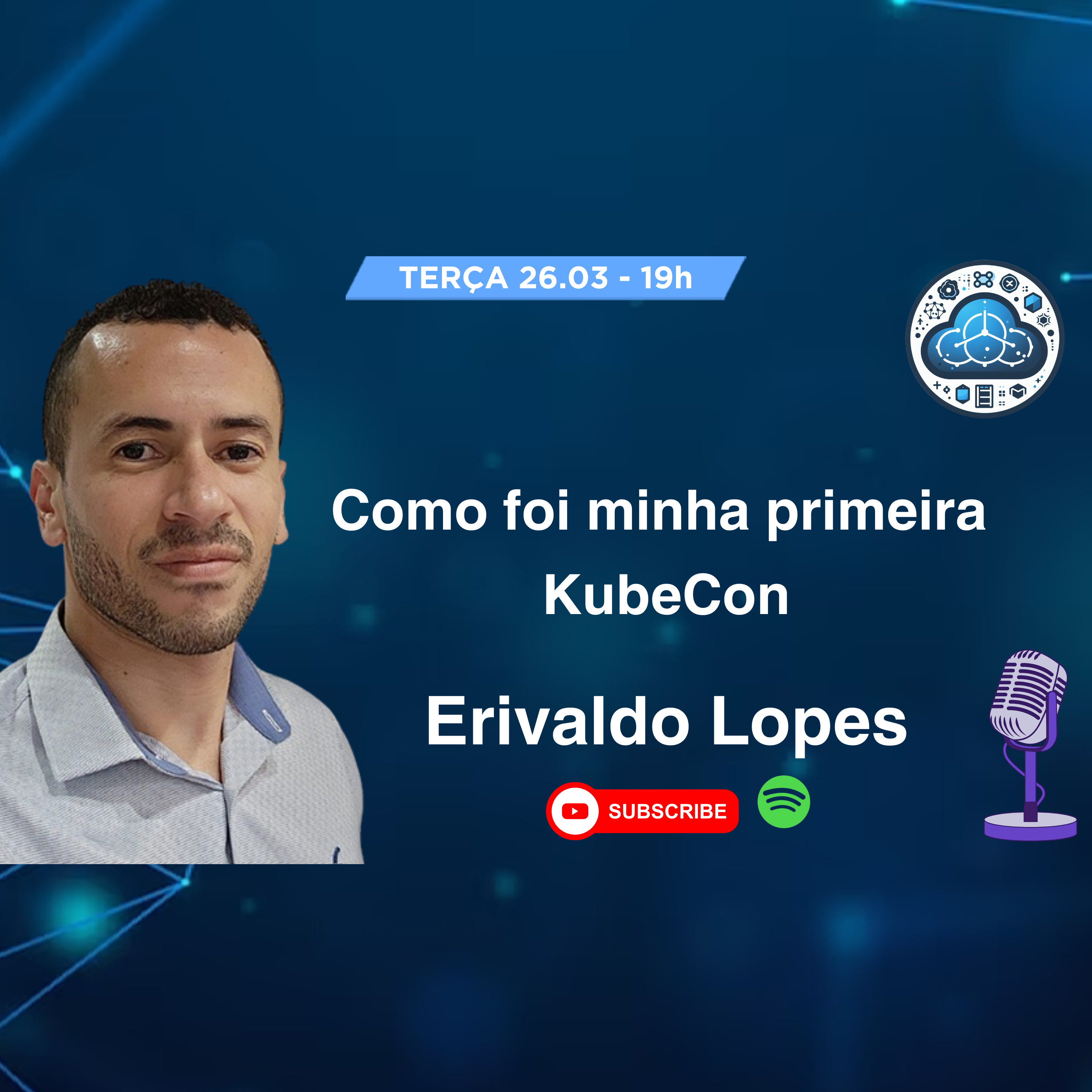 #01 Como foi minha primeira KubeCon com Erivaldo Lopes